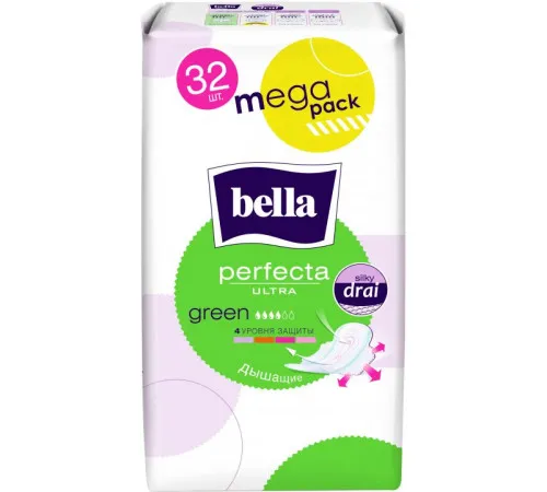 Гигиенические прокладки Bella Perfecta Ultra Green 32 шт Гигиенические прокладки Bella Perfecta Ultra Green 32 шт