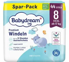 Підгузки Babydream Premium 8 (17+ кг) 44 шт
