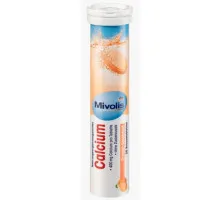 Шипучие таблетки-витамины Mivolis Calcium 20 шт 82 г