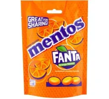 Драже жувальне Mentos Fanta Апельсин 160 г