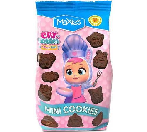 Шоколадное мини печенье Maxies Cry Babies 100 г Шоколадное мини печенье Maxies Cry Babies 100 г