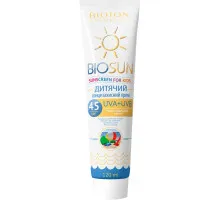 Дитячий сонцезахисний крем Bioton Cosmetics BioSun SPF 45 120 мл