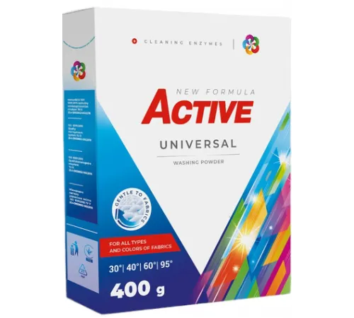 Стиральный порошок Active Universal универсальный 400 г