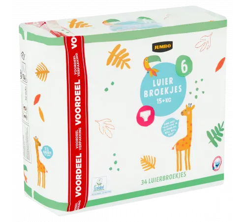 Підгузки-трусики Jumbo 6 (15+ кг) 34 шт
