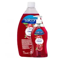 Рідке мило Saloon Гранат 400 мл + 750 мл