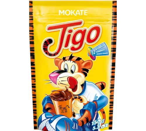 Какао-напиток Mokate Tigo с витаминами д/п 150 г пакет