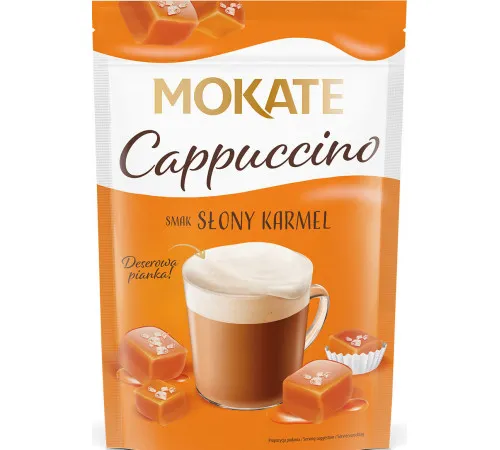 Капучіно Mokate зі смаком солоної карамелі 110 г Капучіно Mokate зі смаком солоної карамелі 110 г