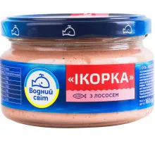 Паста Водный Мир из икры мойвы с лососем 160 г