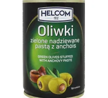 Оливки Helcom зелёные с анчоусом ж/б 280 г
