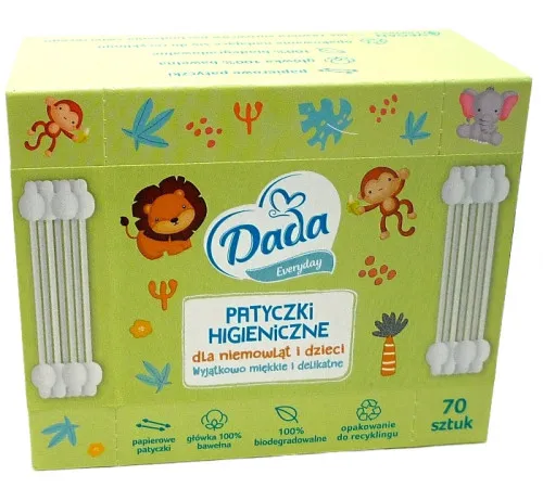 Ватные палочки детские Dada 70 шт