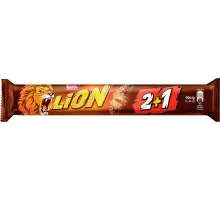 Батончик шоколадний Nestle Lion 2+1 90 г