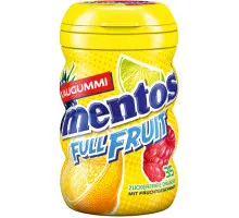 Жувальна гумка Mentos Full Fruit 35 шт в банці