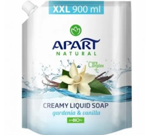 Жидкое крем-мыло Apart Natural Gardenia & Vanilla пакет 900 мл Жидкое крем-мыло Apart Natural Gardenia & Vanilla пакет 900 мл