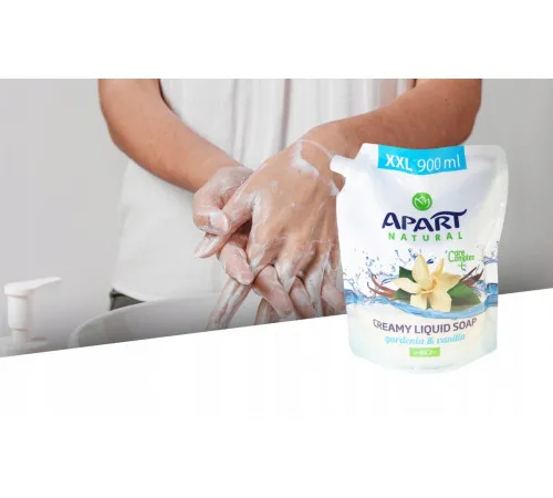 Жидкое крем-мыло Apart Natural Gardenia & Vanilla пакет 900 мл Жидкое крем-мыло Apart Natural Gardenia & Vanilla пакет 900 мл