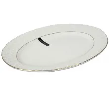 Блюдо овальне Interos S223131-А Снігова королева 31 см