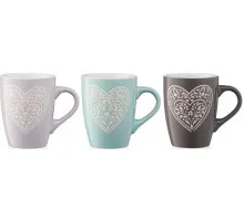 Кружка керамическая Ardesto Heart AR3467 330 мл в ассортимене