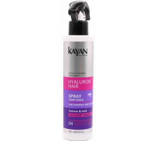 Спрей Kayan Professional для тонкого та позбавленого об'єму волосся 250 мл Спрей Kayan Professional для тонкого та позбавленого об'єму волосся 250 мл