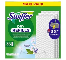Змінні сухі серветки для швабри Swiffer Clean & Fresh 36 шт