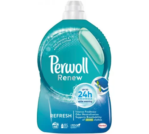 Гель для прання Perwoll Renew Refresh 2.880 л 48 циклів прання Гель для прання Perwoll Renew Refresh 2.880 л 48 циклів прання