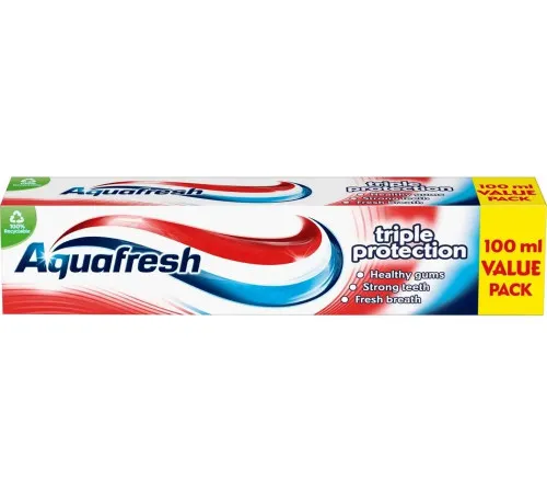 Зубная паста Aquafresh Triple Protection 100 мл