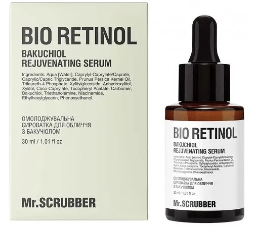 Омолаживающая сыворотка для лица Mr. Scrubber Bio Retinol с бакучиолом 30 мл