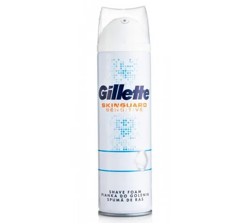Піна для гоління Gillette Skinguard Sensitive 250 мл Піна для гоління Gillette Skinguard Sensitive 250 мл