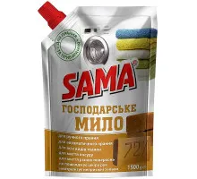 Жидкое хозяйственное мыло Sama дой-пак 1500 г