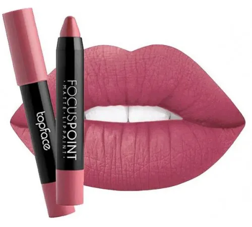 Матова помада-олівець для губ TopFace Focus Point Matte Lippaint № 002 3.5 г Матова помада-олівець для губ TopFace Focus Point Matte Lippaint № 002 3.5 г