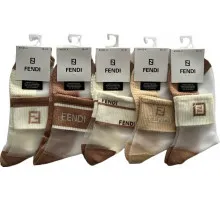 Носки женские средние Fendi BY635-4 размер 36-41