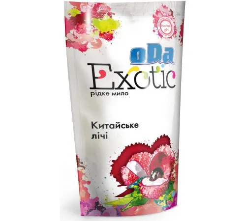 Рідке мило oDa Exotic Китайський лічі запаска 300 мл Рідке мило oDa Exotic Китайський лічі запаска 300 мл