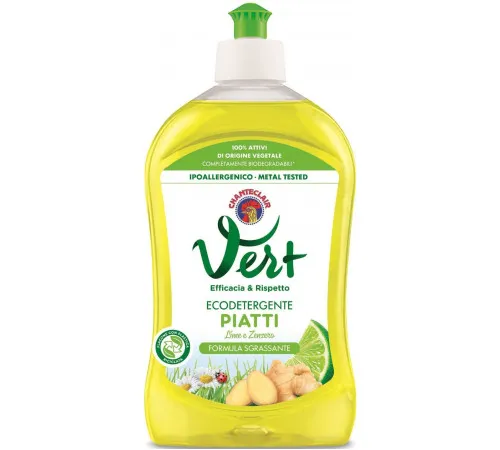 Концентрований засіб для миття посуду Chante Clair Vert Piatti Lime e Zenzera 500 мл