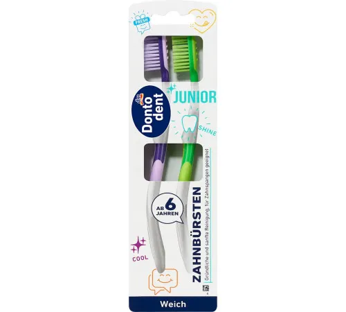 Зубна щітка Dontodent Junior Weich 2 шт Зубна щітка Dontodent Junior Weich 2 шт