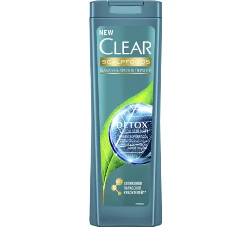 Шампунь Clear проти лупи Detox Щоденний 400 мл Шампунь Clear проти лупи Detox Щоденний 400 мл
