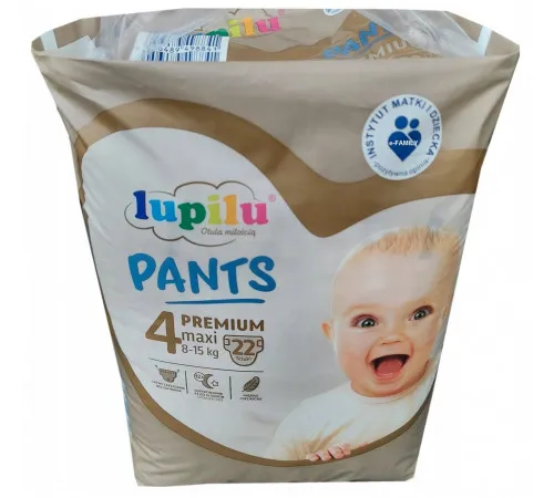 Підгузки-трусики Lupilu Premium 4 (8-15 кг) 22 шт Підгузки-трусики Lupilu Premium 4 (8-15 кг) 22 шт