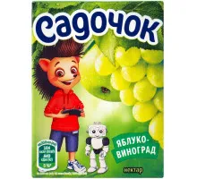 Нектар Садочок Яблуко-Виноград 0.2 л