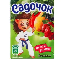 Сік Садочок Мультивітамінний з м'якоттю 0.2 л