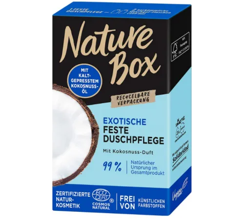 Твердий гель для душу Nature Box Kokos 100 г