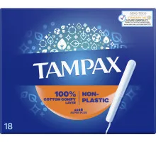 Тампоны Tampax Super Plus с аппликатором 4 капли 18 шт