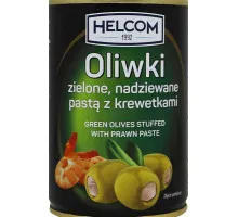 Оливки Helcom зелёные с креветкой ж/б 280 г