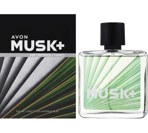 Туалетная вода мужская Avon Musk+ Metropolitano 75 мл
