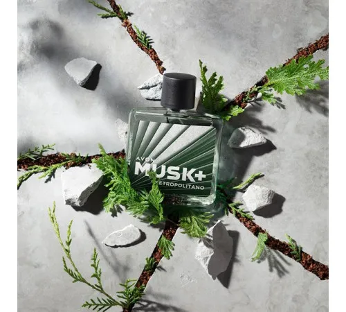 Туалетная вода мужская Avon Musk+ Metropolitano 75 мл