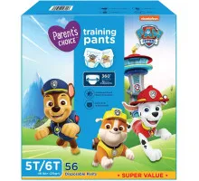 Підгузки-трусики Parents choice Paw Patrol для хлопчиків 7 (21+ кг) 56 шт