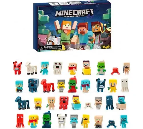 Адвент календар LZMH009-2 Minecraft 24 фігурки Адвент календар LZMH009-2 Minecraft 24 фігурки