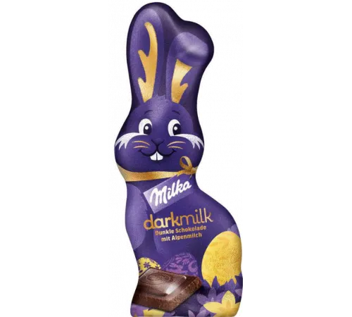 Шоколадний заєць Milka Darkmilk 100 г Шоколадний заєць Milka Darkmilk 100 г