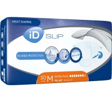 Подгузники для взрослых iD Slip Extra Plus Medium 80-125 см 30 шт
