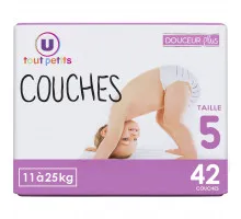 Подгузники U tout petits Douceur plus 5 (11-25 кг) 42 шт