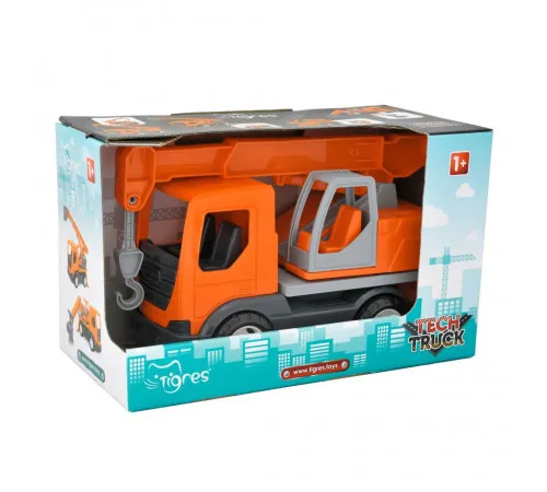 Авто Tigres 39890 Tech Truck Кран в коробке