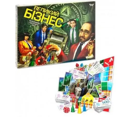 Настольная игра Danko Toys DT G1-UA Большой бизнес Настольная игра Danko Toys DT G1-UA Большой бизнес