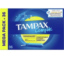 Тампоны Tampax Compak Regular c аппликатором 36  шт