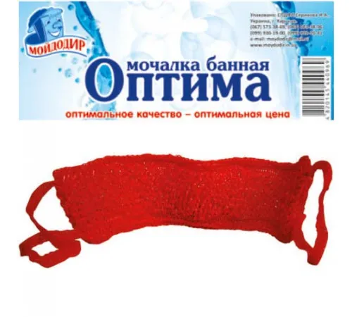 Мочалка банная Мойдодыр Оптима